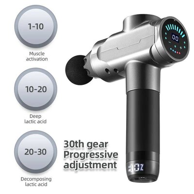 Fascia Gun Muscle Fitness Vibration Massage Gun 16mm Deep Im