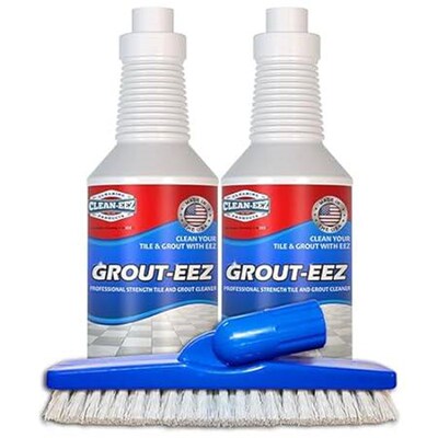 Clean-eez Grout Cleaner with Free Stand-Up Brush - Stain