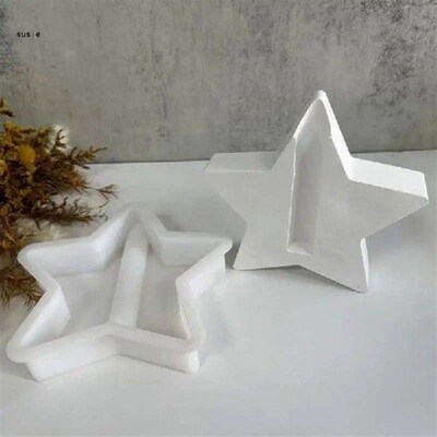 Concrete Mould Star/Heart Hand-Making Supplies for DIY