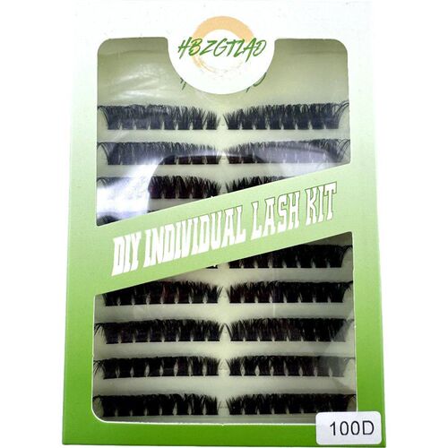 9 Rows Fluffy Lash Clusters Thick Volume Eyelash Clusters Ex