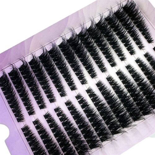 14Rows Fluffy Lash Clusters Thick Volume Eyelash Clusters Ex