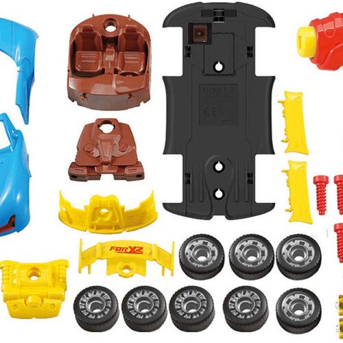 1pc DIY Assembly Model Racing Car Kit Toys Kids Drill Screws