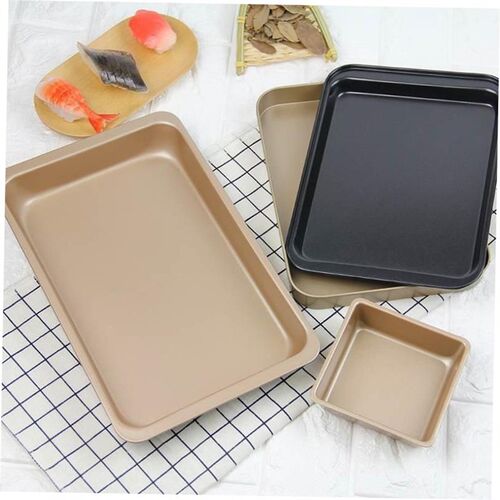 9寸/11寸Non-stick Baking Tray Cookie Sheet不粘长方深烤盘特厚