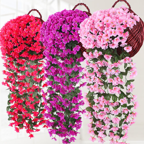 Violet Artificial Flower Decoration Simulation Valentines D