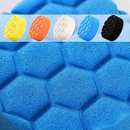 3inch 19Piece Set with Hexagon Car Polishing Waxing Flat Wav