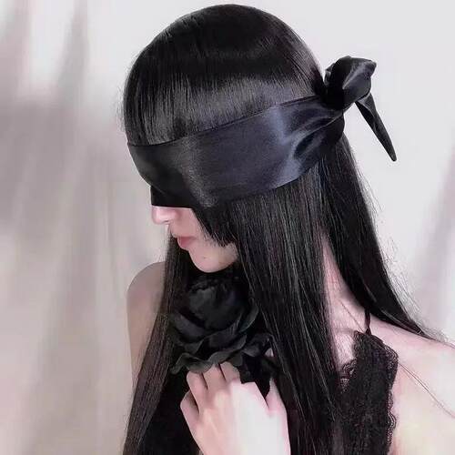 Silk Eye Cover Savour Eye Patches Cute Blindfold Silk Ribbon