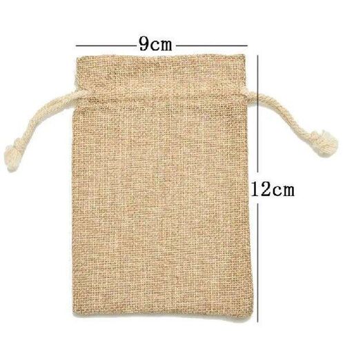 Jute Bag Drawstring burlap bags Gift Candy Beads Bags for