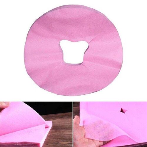 100Pcs Disposable Massage Table Sheets Headrest Pads Face