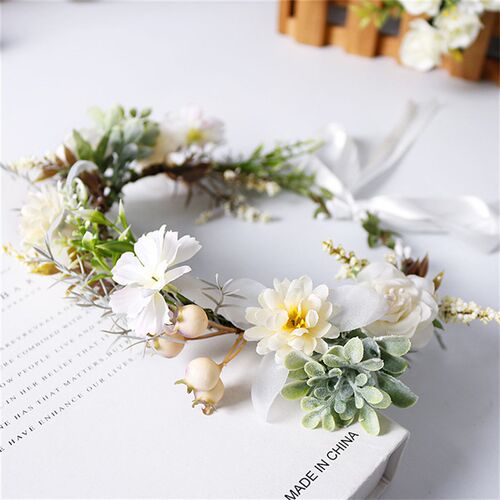 New Fashion Flower Crown Bride Wedding Hair Accessories Gorg