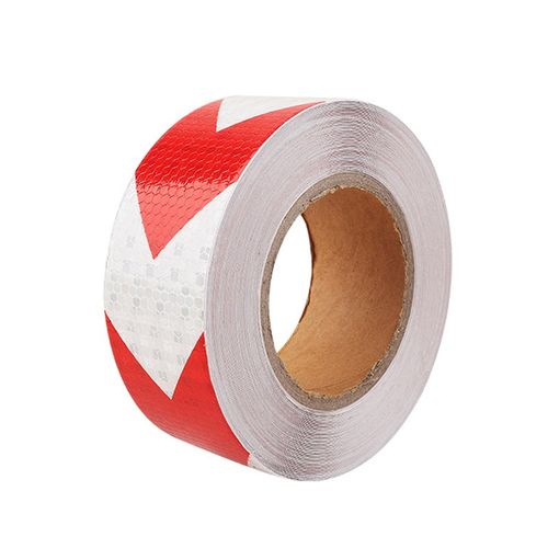 红白反光膜黄黑反光膜斜纹反光胶带警戒带警示胶带 反光贴 夜光贴