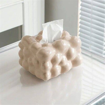 Creative Irregular Spherical Extractable Tissue Box Desktop