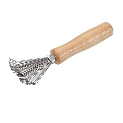 1PCS Wooden Comb Cleaner cate Cleaning Removable Hair Brush