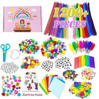Arts and Crafts Supplies for Kids School Craft Box Girl Gift