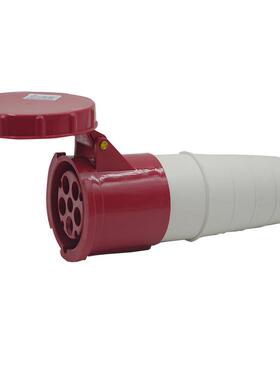 乐瑶工业插座 防水插座 IP67 LY-245 125A 380V 5孔连接器耦合器