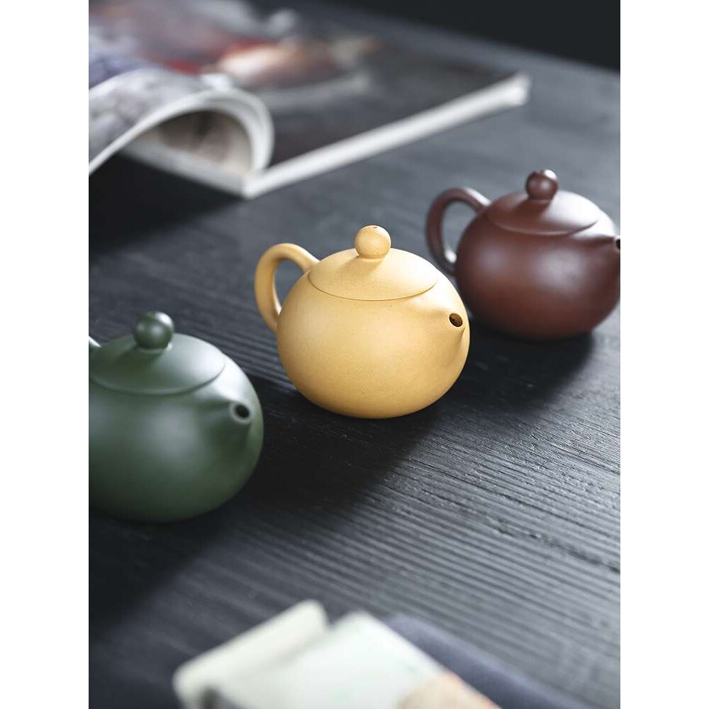 紫砂壶 宜兴原矿全手工迷你小小西施壶 家用泡茶茶具