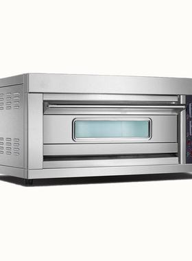 单层烤箱 一层两盘电烤箱 双层三层披萨炉 蛋糕店设备 pizza oven