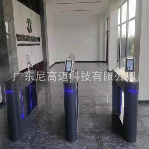 不锈钢烤漆小摆闸机健身房自动摆闸小区人行通道智能面部识别辊闸