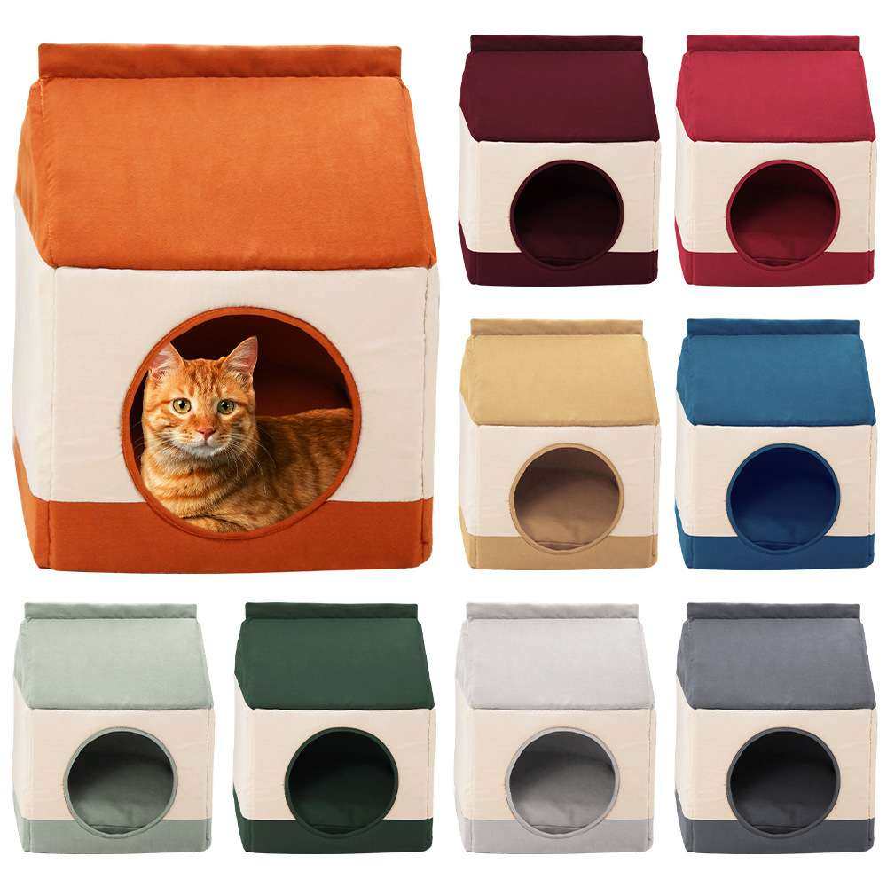 狗窝猫窝房子型冬天保暖小型犬 泰迪四季通用垫可取狗屋猫窝床,3C数码配件,其它配件,淘宝优惠券,粉丝福利购,淘宝优惠卷