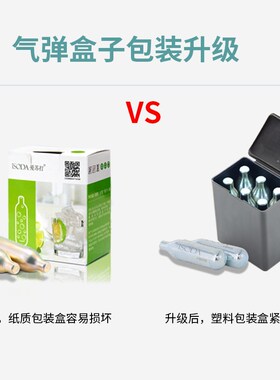 iSOD/爱苏打原装CO2气泡弹苏打水机气泡水机1次性小气瓶3个