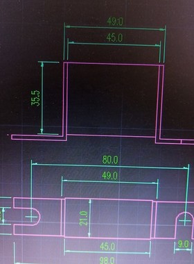 SIB直流熔断器  NH000 100 DC700V 30k 2029221 R 有尺寸图