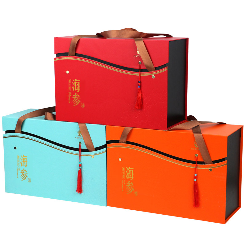 即食海参包装盒2斤5斤高档海参盒定制即食海参保鲜盒即食海参礼盒