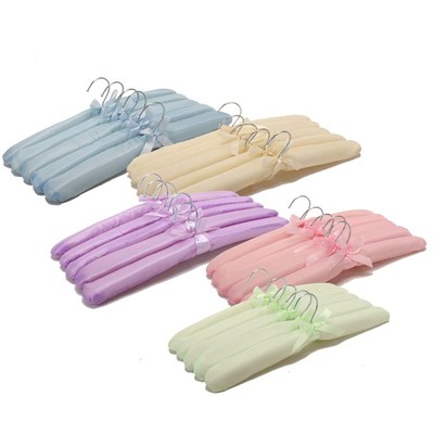 Hanger satin cover thickened colored hanging jacket挂外套