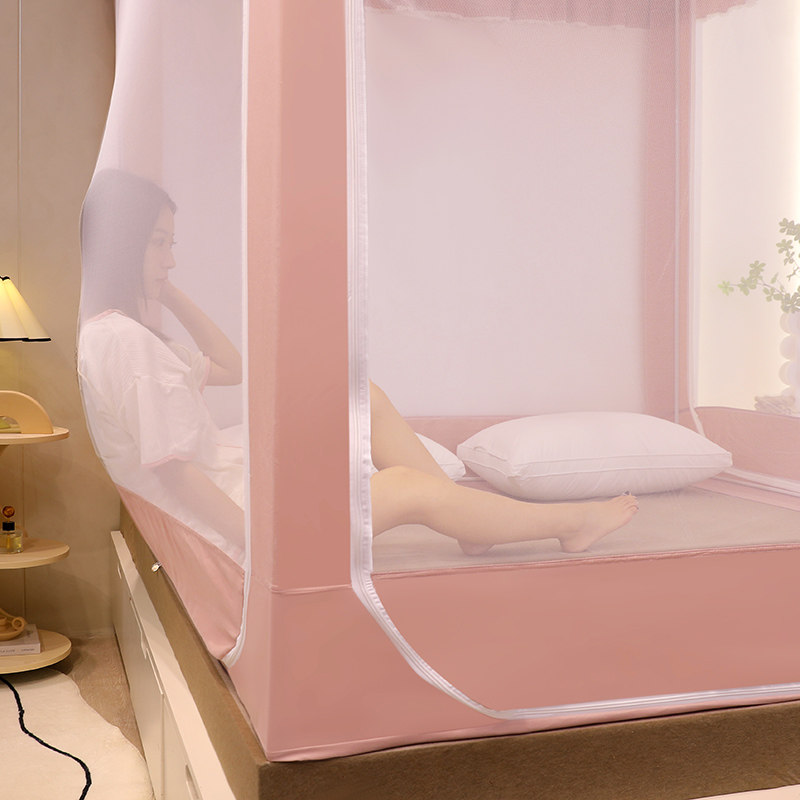 蚊帐家用2023新款坐床式遮光床帘一体1x190床卧室儿童围栏,床上用品,蚊帐,淘宝优惠券,粉丝福利购,淘宝优惠卷