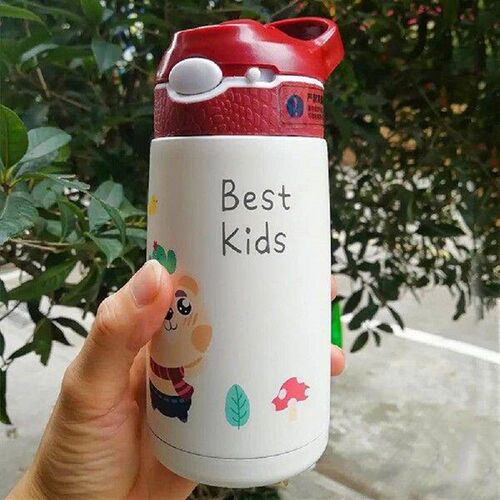400ml Straw Children Insulated Tumbler with Handle