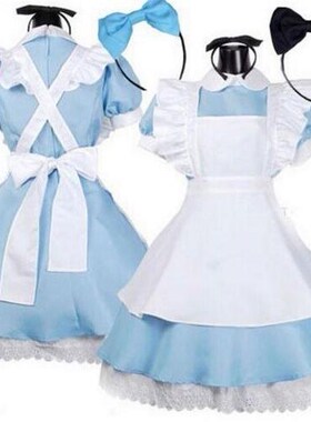 New Alice In Wonderland Party Cosplay Costume Anime Sissy Ma