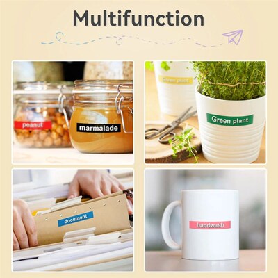 B90 Label Printer 3D Embossing Portable Manual Label Maker S