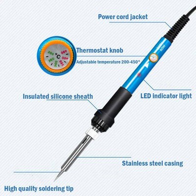 New Adjustable Temperature Electric Soldering Iron 220V 110V