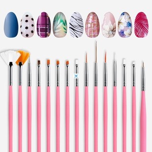 Nail Brushes Set For Manicure Nail Art Brush Painting Dottin
