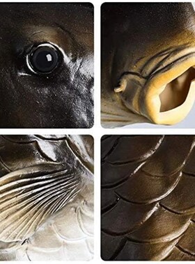 Realistic Fish Mask Latex Masks Animal Head Mask Halloween