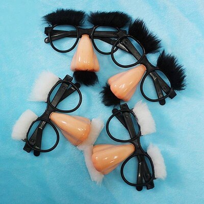 Halloween Disguise Glasses And Mustache Funny Adult Big Nose