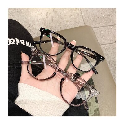 Transparent Optical Glasses for Women Blue Light Blocking Ey