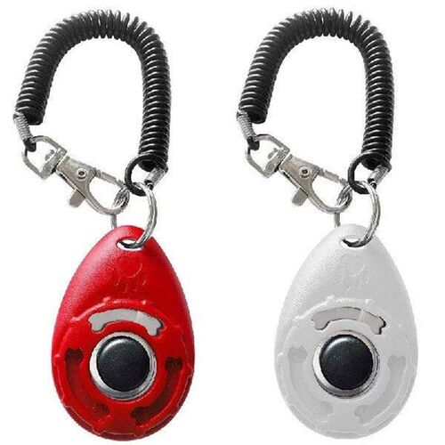 5Pcs Dog Training Clicker Pet Cat Plastic New Dogs Click