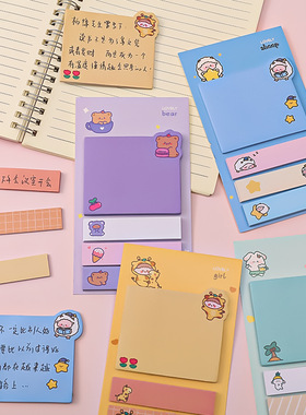 Kawaii Sticky Notes Rilakkuma Cute Cartoon animal Memo Pads