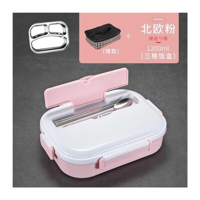 Insulated lunch box stainless steel bento box students