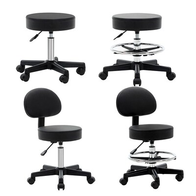 Front Desk Bar Chair Backrest Laboratory Line Round Stool Na