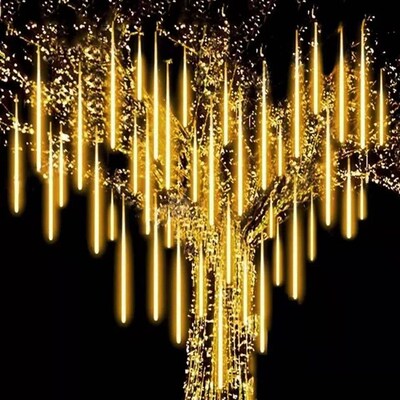 8 Tubes Meteor Shower Rain Led String Lights Sreet Garlands