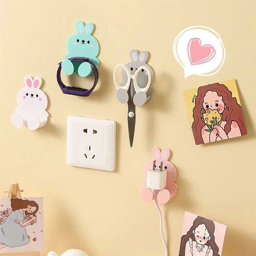 New Wall Plug Holder Door Key Bag Hanger Hook Wall Adhesive