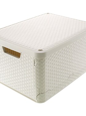 Car carrying rattan childrens toy storage box clothes stora