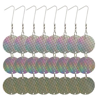 Repellent 24PCS Bird Hanging Device Reflective Set Discs