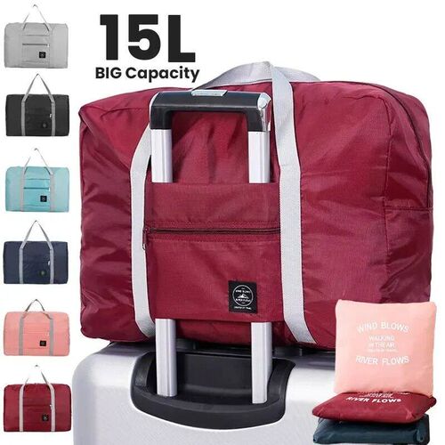 Foldable Travel Duffel Bag for Airlines Carry on Bag for Wom