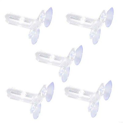 H4GD 5 Pcs Divider Clips Plastic Sheet Holder Suction Cups