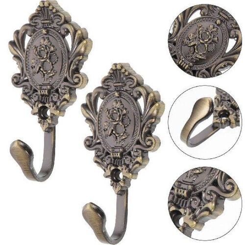 2 Pcs Curtain Wall Hook Holdbacks Black Out Curtains