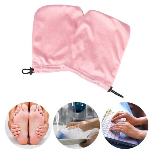 2 Pieces Paraffin Wax Mitts for Hand and Feet Moisturizing I
