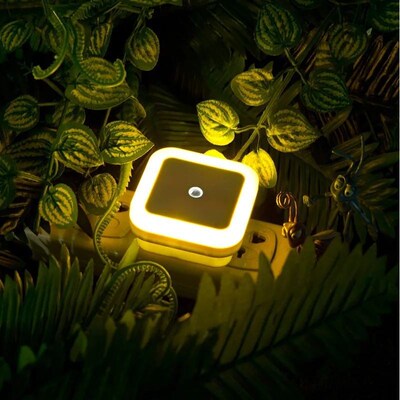 Wireless LED Night Light Sensor Lighting Mini EU/US Plug Nig
