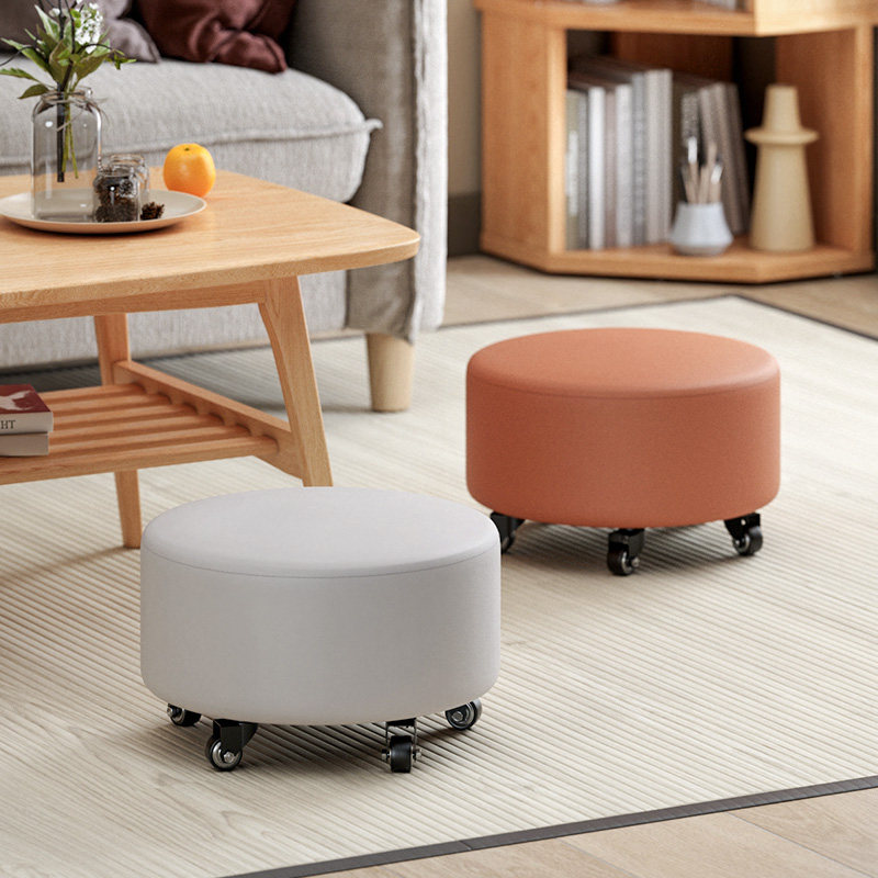 万向轮小轮子滚动换鞋圆凳家用门口可坐滑轮移动入户进门穿鞋,住宅家具,万向轮凳,淘宝优惠券,粉丝福利购,淘宝优惠卷