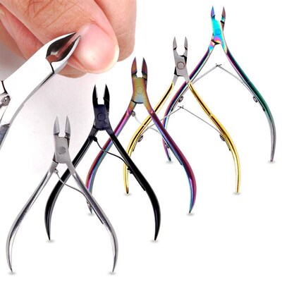 Professional Cuticle Cutter Nail Nippers Scissors Manicure P